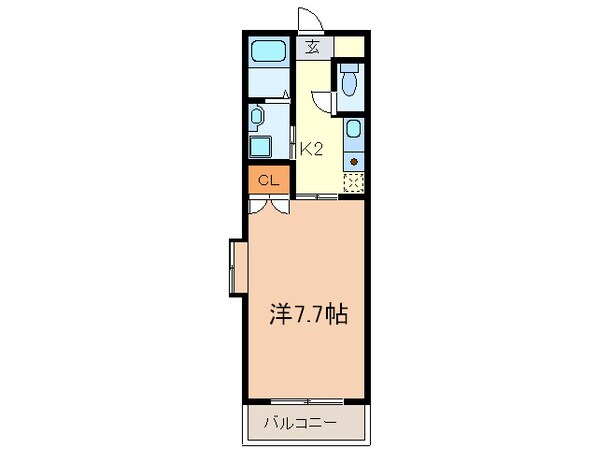 Ceres鶴舞の物件間取画像